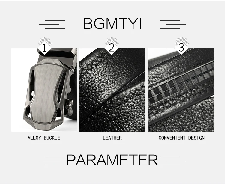 Men Belts Metal Automatic Buckle Brand High Quality Leather Belts for Men Famous Brand Luxury Work Business Strap  ZDP001D