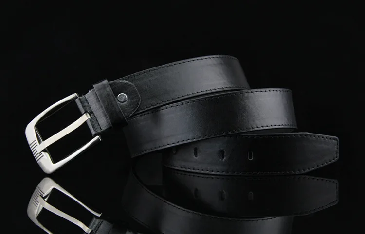 Alloy Pin Buckle Men's Belt Casual Jeans Belt Male All-match PU Leather Campus Student Designer Waistband Wholesale