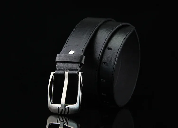 Alloy Pin Buckle Men's Belt Casual Jeans Belt Male All-match PU Leather Campus Student Designer Waistband Wholesale