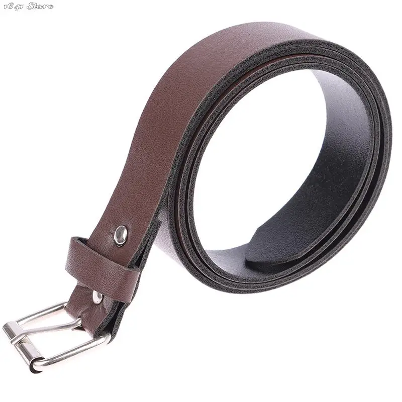 NEW 1Pc 100CM Leather Belt Fashion Waist Belts Metal Circle Buckle Waistband Pants Decorative Belt Women Clothing Accesories