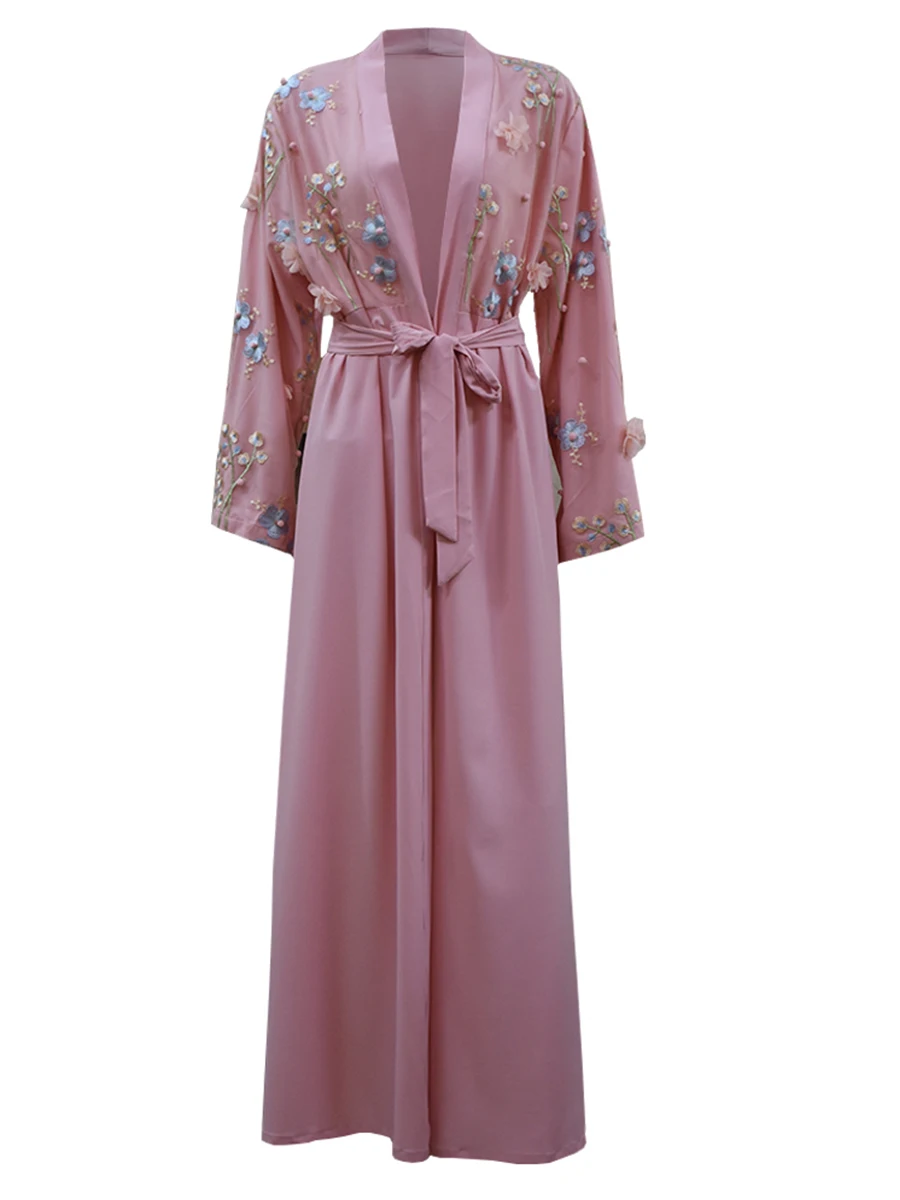 Ramadan Abaya Dubai Luxury Kimono Islam Clothing Caftan Marocain Femme Robe Turkey Kaftan Muslim For Women Cardigan Kebaya