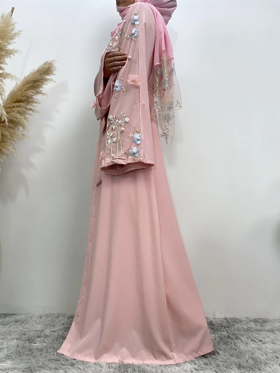 Ramadan Abaya Dubai Luxury Kimono Islam Clothing Caftan Marocain Femme Robe Turkey Kaftan Muslim For Women Cardigan Kebaya