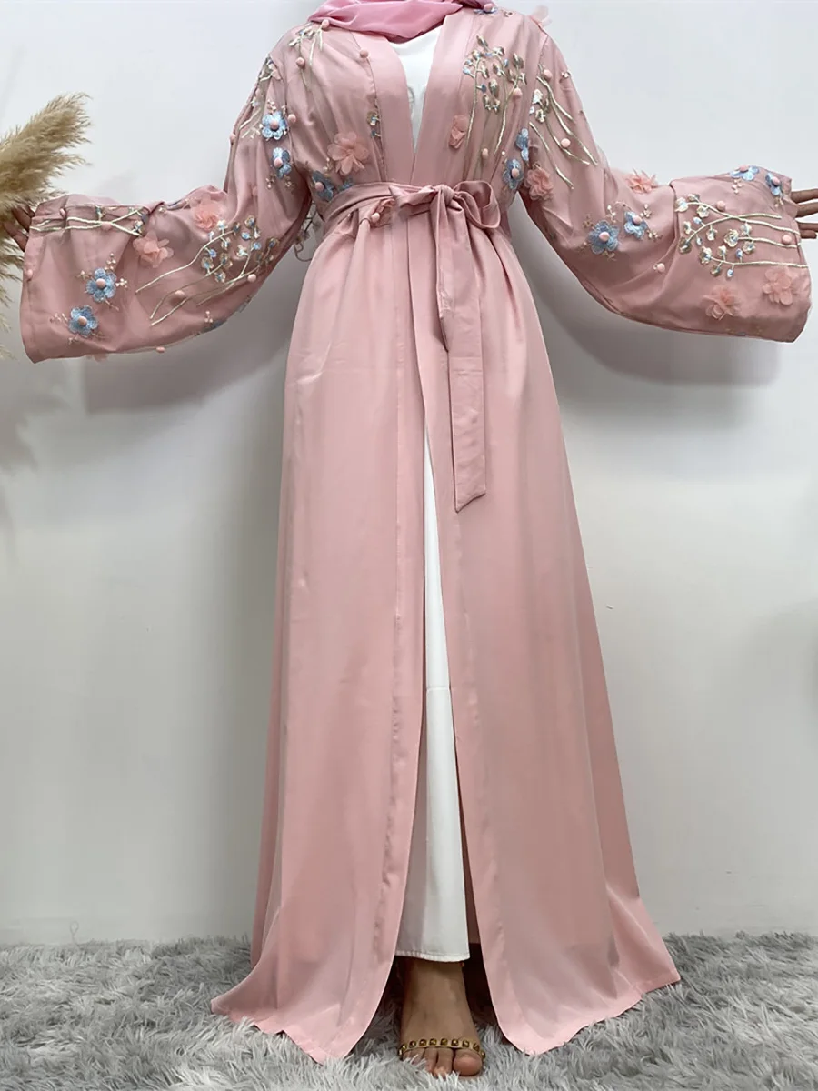 Ramadan Abaya Dubai Luxury Kimono Islam Clothing Caftan Marocain Femme Robe Turkey Kaftan Muslim For Women Cardigan Kebaya