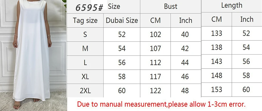 Ramadan Black White Dubai Prayer Clothes Women Turkey Islam Muslim Modest Nida Under Abaya Dress Kebaya Robe Femme Musulmane