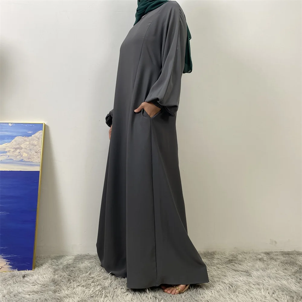 Hot Seller Muslim 2 Front Zippers Breastfeeding Dubai Abaya Holiday Women Day Dresses For Eid Uae Ramadan Clothing Kaftan Black