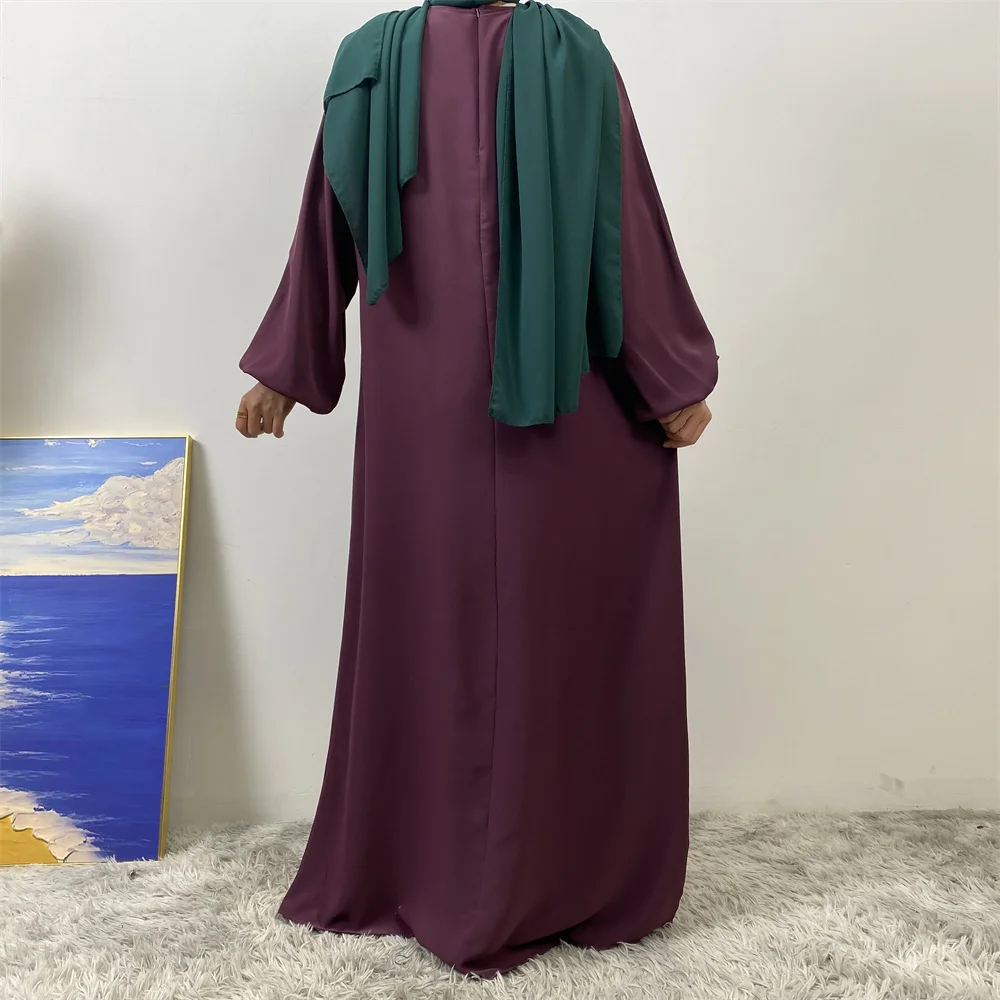 Hot Seller Muslim 2 Front Zippers Breastfeeding Dubai Abaya Holiday Women Day Dresses For Eid Uae Ramadan Clothing Kaftan Black