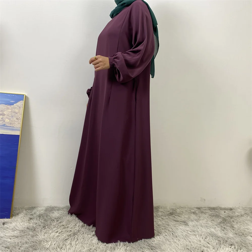 Hot Seller Muslim 2 Front Zippers Breastfeeding Dubai Abaya Holiday Women Day Dresses For Eid Uae Ramadan Clothing Kaftan Black