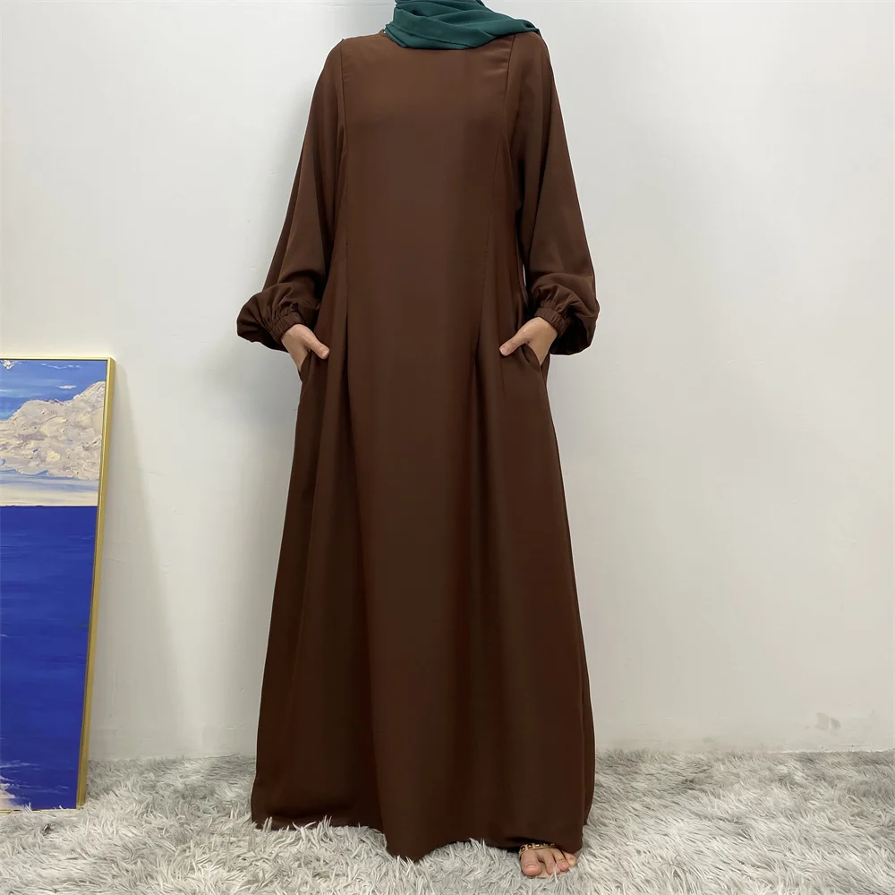 Hot Seller Muslim 2 Front Zippers Breastfeeding Dubai Abaya Holiday Women Day Dresses For Eid Uae Ramadan Clothing Kaftan Black