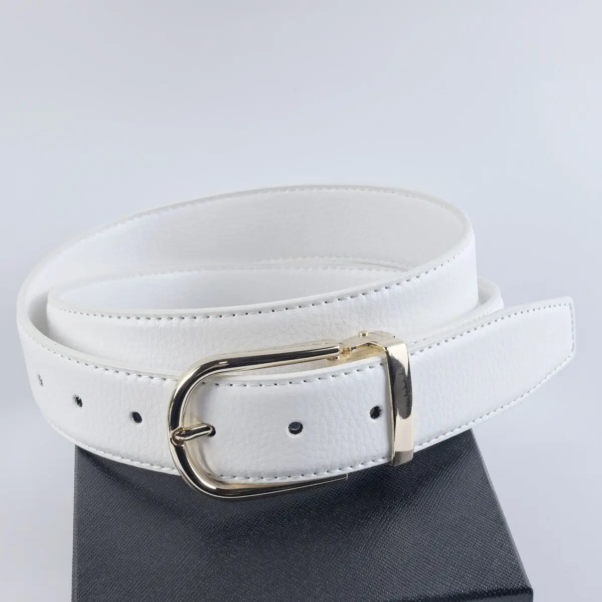 High Quality pin buckle designer belts men white genuine leather Waist Strap Cowskin cintos masculinos fashion ceinture homme