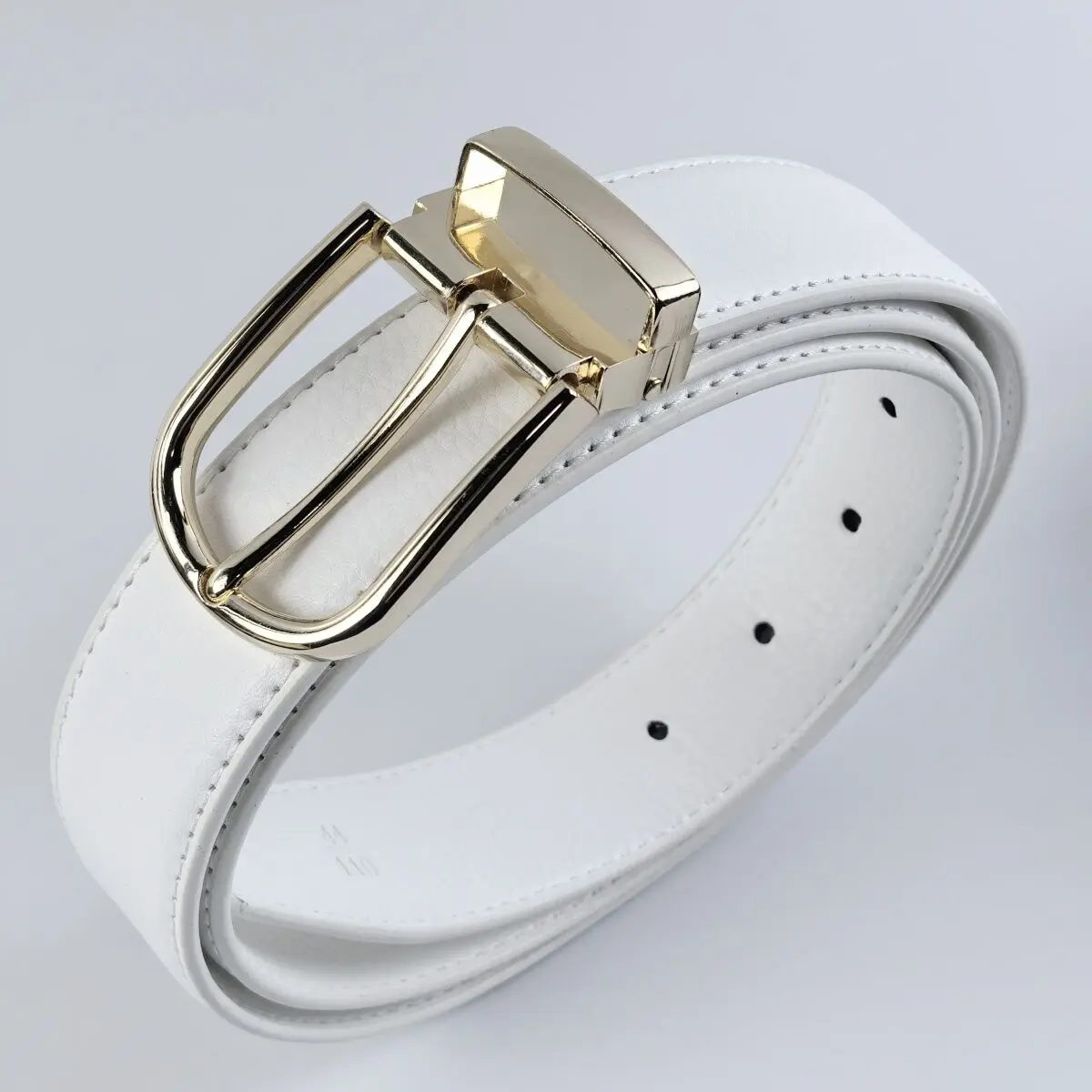 High Quality pin buckle designer belts men white genuine leather Waist Strap Cowskin cintos masculinos fashion ceinture homme