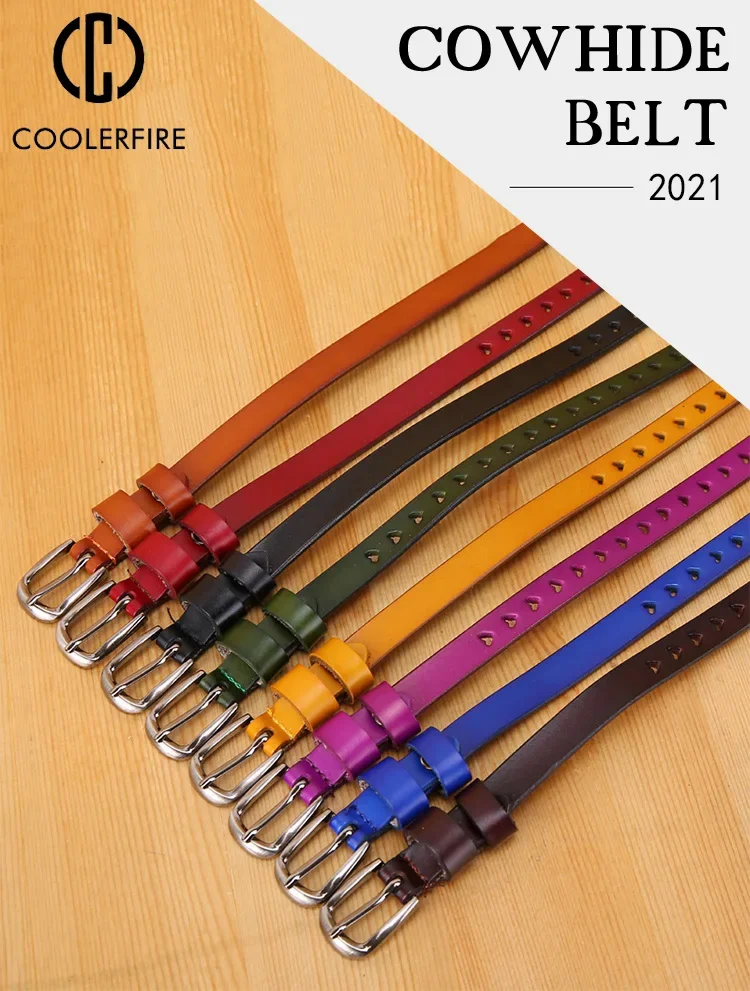 Belts for Women Genuine Leather Skiny Designer Belts Fashion Casual Belt for Jeans Dress Trouser Decorative Waistband LB2222