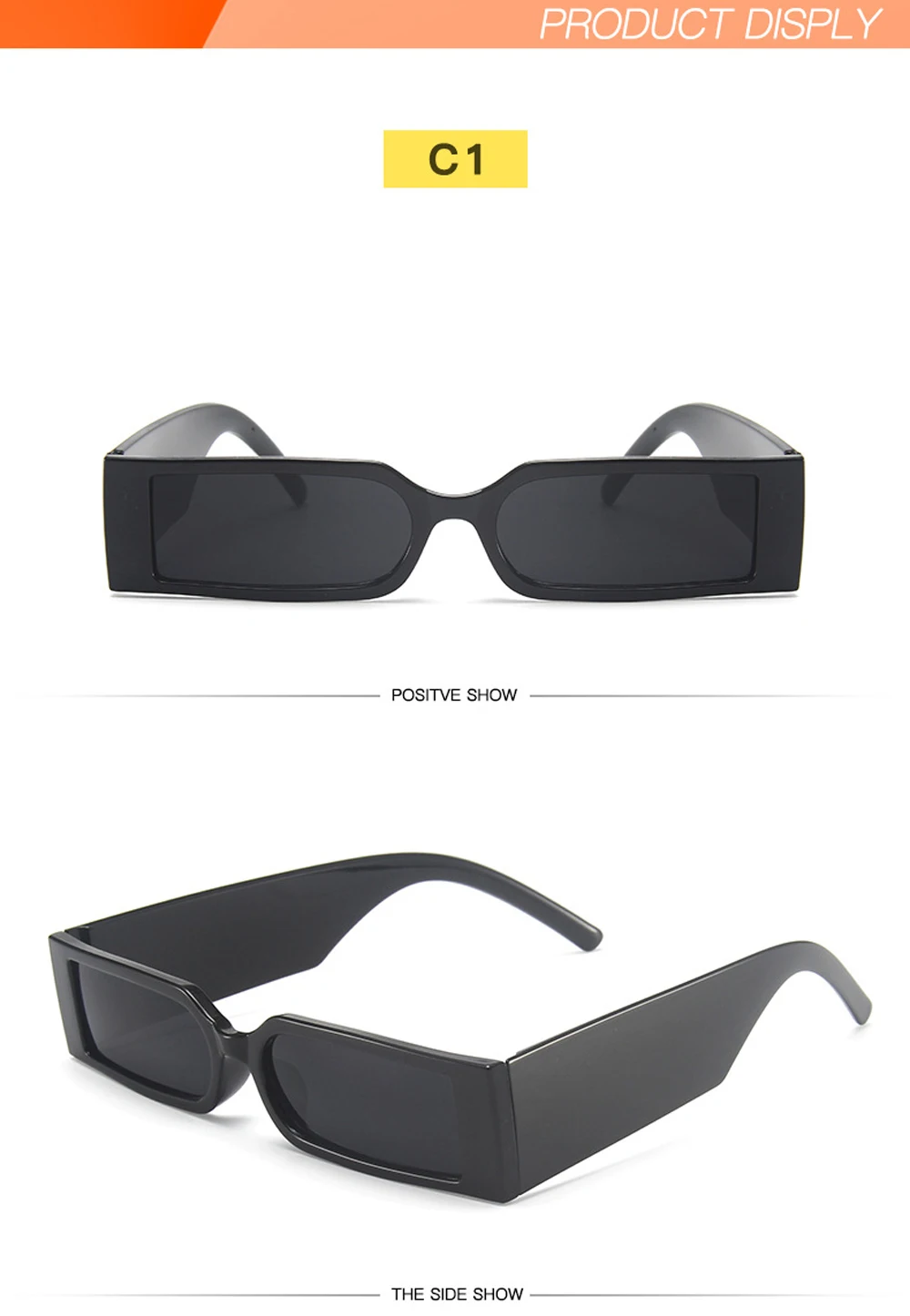 Rectangle Frame Fashion Sunglasses 2025 Hip Hop Vintage Designer Wholesale Black Shades Glasses Luxury For Men And Women UV400