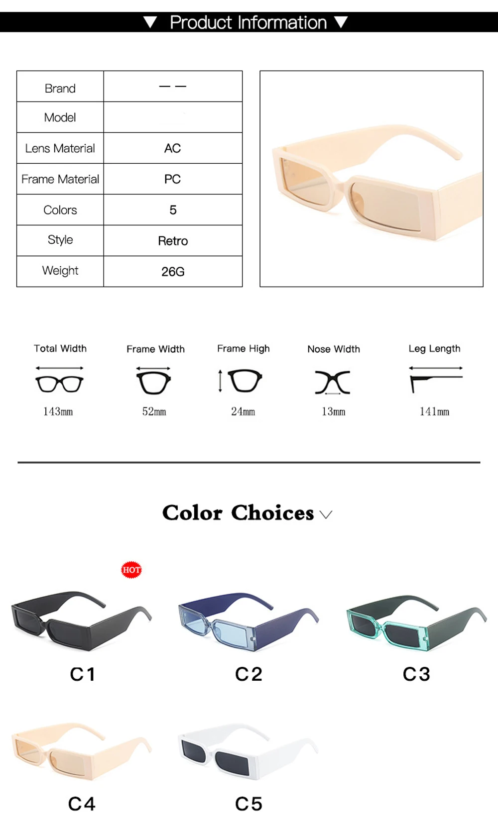 Rectangle Frame Fashion Sunglasses 2025 Hip Hop Vintage Designer Wholesale Black Shades Glasses Luxury For Men And Women UV400