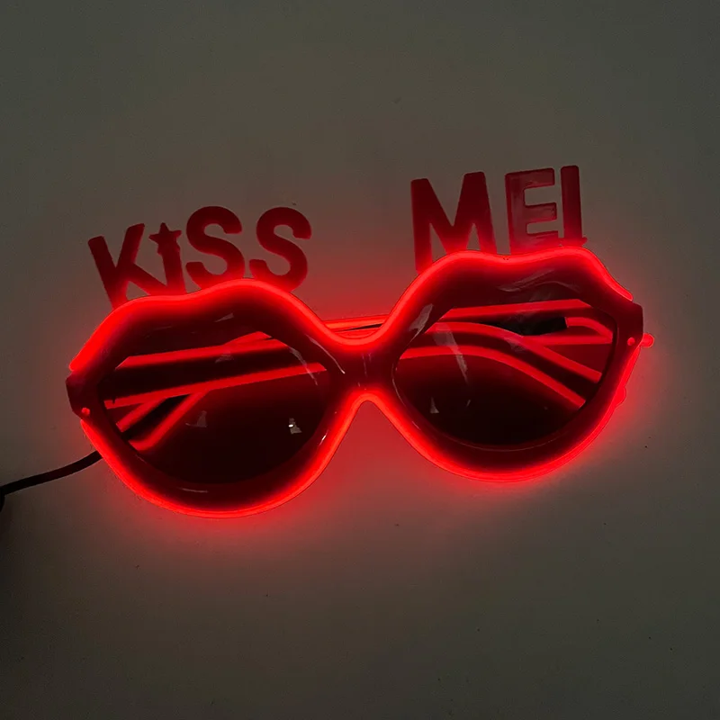 LED Just Married Glasses Wedding Bride To Be Surprise Gift Couple Glasses Souvenirs Glowing Heart Glasses Married Sunglasses