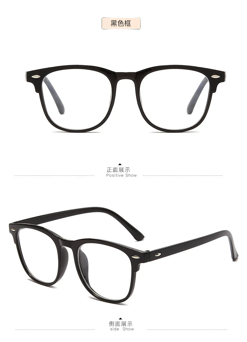 Oversized Transparent  Computer Glasses Frame Women Men Anti Blue Light Eyewear Stylish Glasses Go with Everything Очки 안경