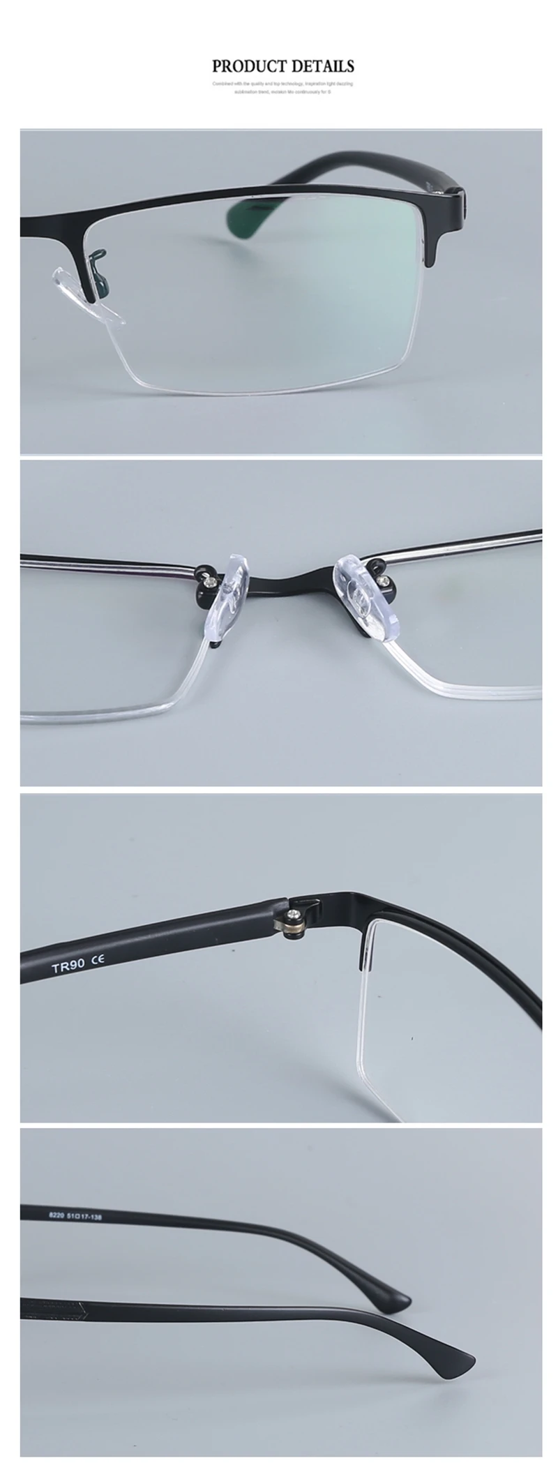 TENGJIAO Spectacle Frame Men Eyeglasses Korean Nerd Computer Prescription Optical For Male Eyewear Clear Lens Glasses Frame