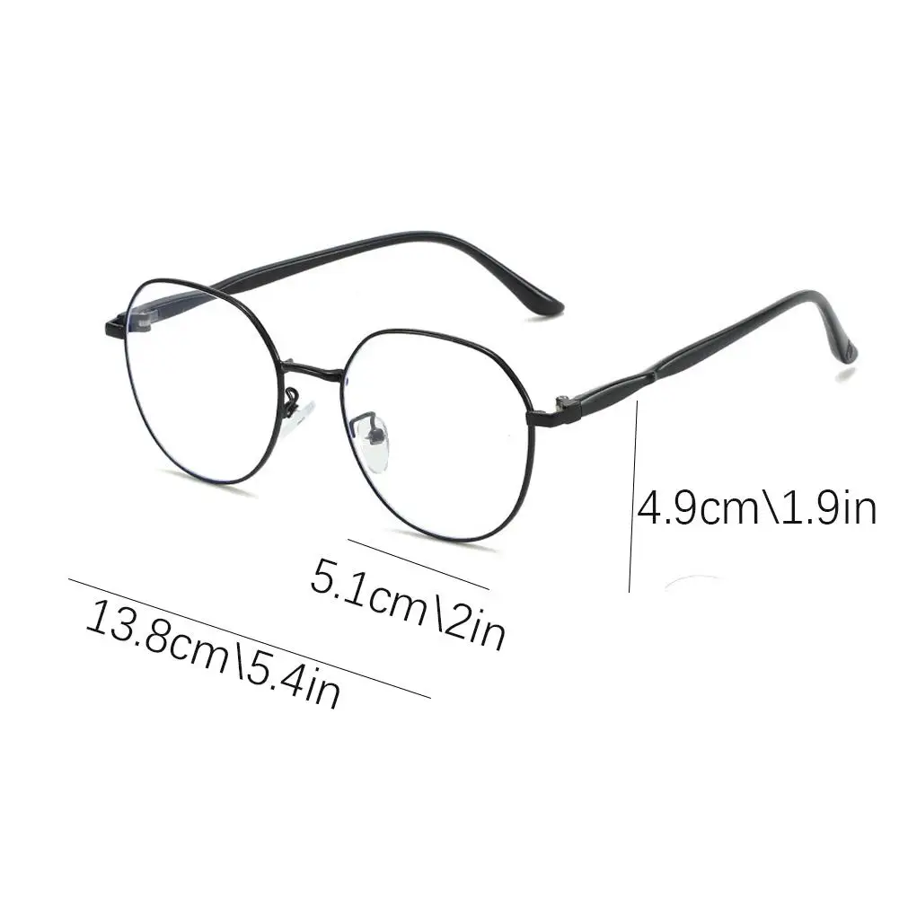 Fashionable Women's Glasses Alloy Popular Square Eyeglasses Clear Design Metal Ultralight Large Trendy Frame Glasses Korean Y6F7