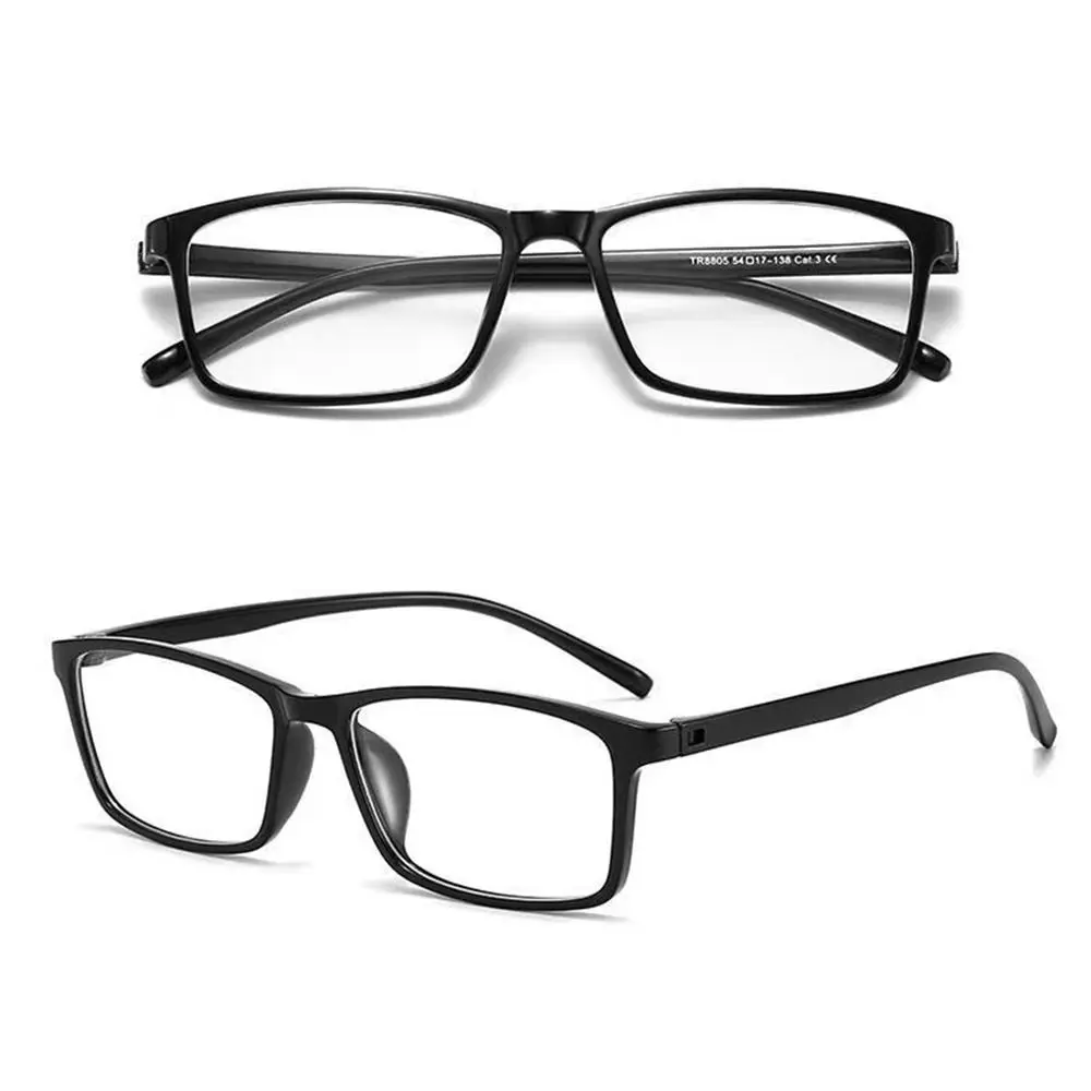 Mirror Frame Tr90 Square Eyeglass Frame Ultra Light Portable Glasses Frame Eyewear Protection Empty Frame Without Pieces