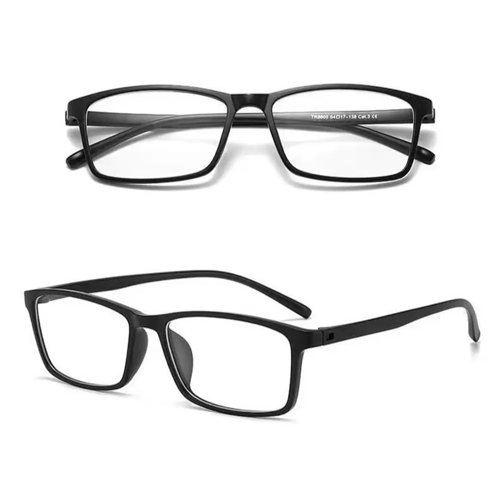 Mirror Frame Tr90 Square Eyeglass Frame Ultra Light Portable Glasses Frame Eyewear Protection Empty Frame Without Pieces