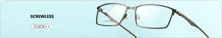 Pure  Titanium Rim Square Glasses Frame Men Eyeglasses frames  New Women Brand Designer Screwless Korean Eyewear Spectacles