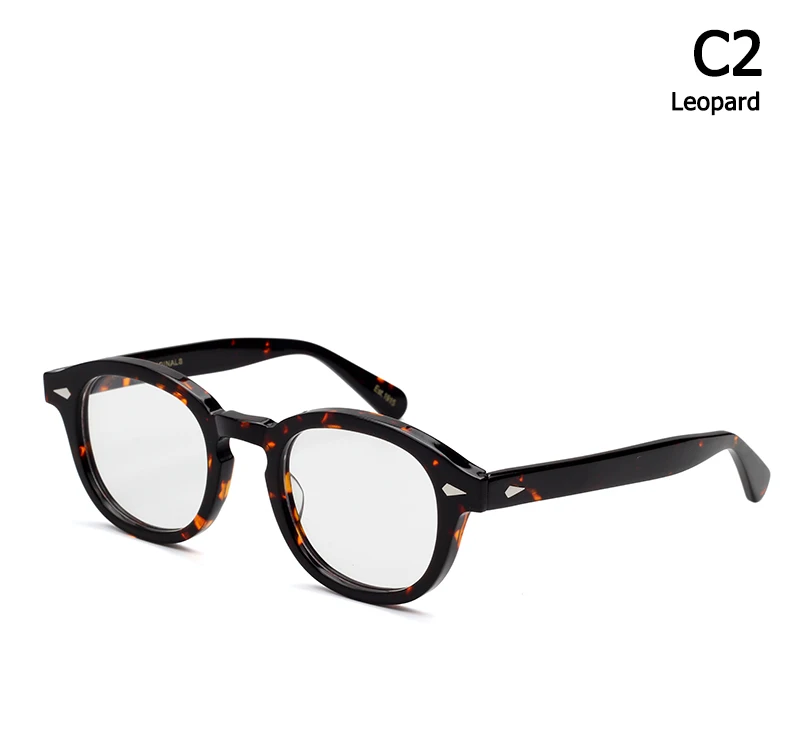 Johnny Depp Reading Glasses Man Lemtosh Readers Eyeglasses Women Brand Vintage Acetate Frame Presbyopic Diopter +1.0 +2.0 +3.0