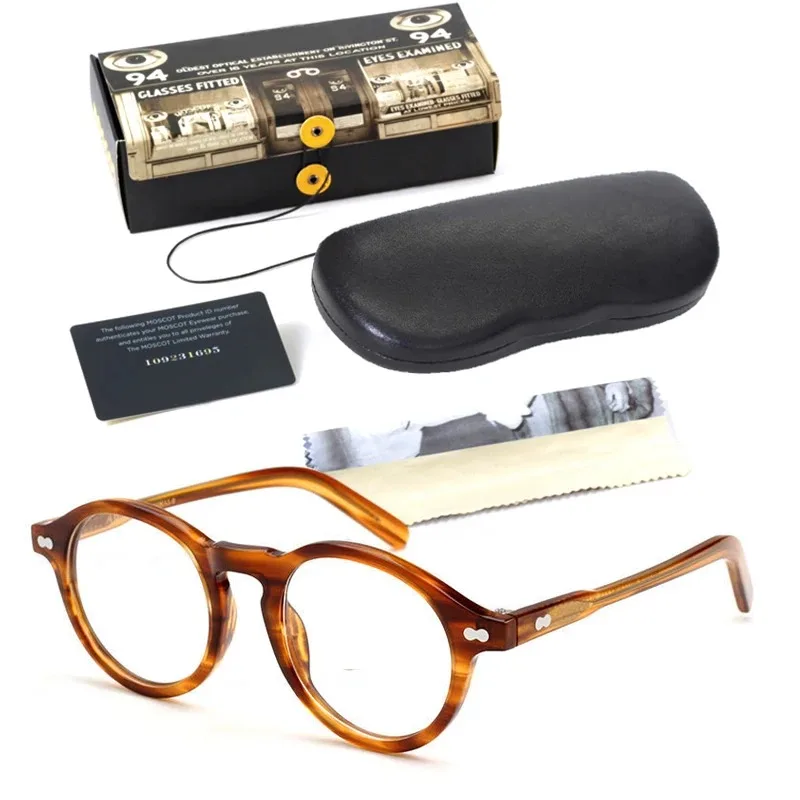 MILTZEN Eyeglasses Frames Women Johnny Depp Lemtosh Optical Glasses Frame Men Luxury Brand Vintage Acetate Computer Goggles