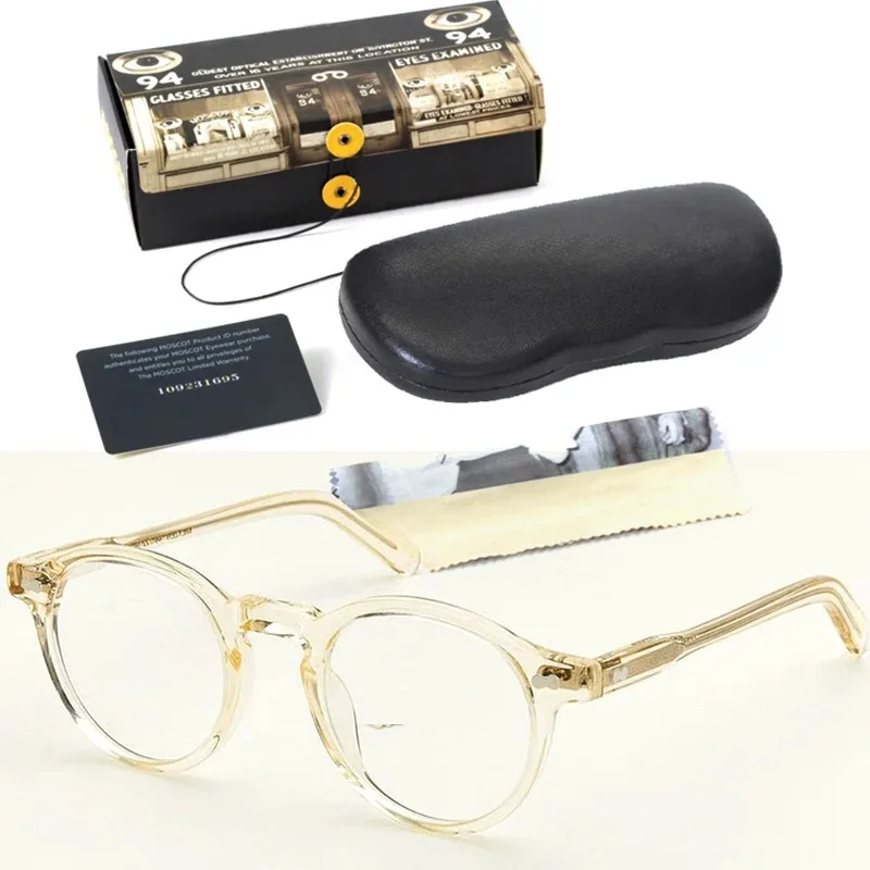 MILTZEN Eyeglasses Frames Women Johnny Depp Lemtosh Optical Glasses Frame Men Luxury Brand Vintage Acetate Computer Goggles