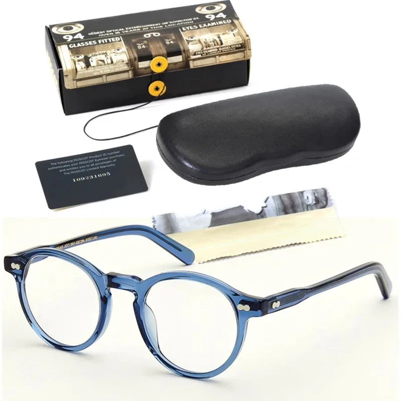 MILTZEN Eyeglasses Frames Women Johnny Depp Lemtosh Optical Glasses Frame Men Luxury Brand Vintage Acetate Computer Goggles