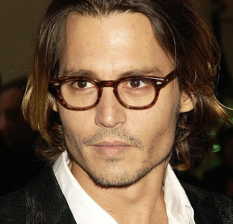 Johnny Depp Lemtosh Reading Glasses Men Women Luxury Brand Vintage Acetate Frame Presbyopic Eyeglasses Diopter +1.0 +2.0 +3.0