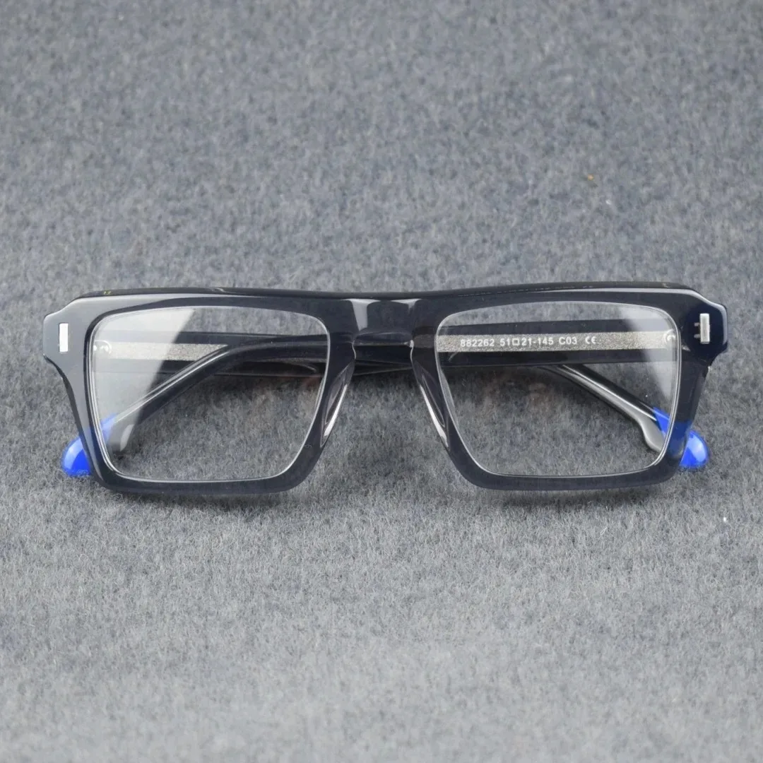 Myopia Trendy Acetate Eyeglasses For Men Eyewear Women Square Myopia Prescription Reading Glasses