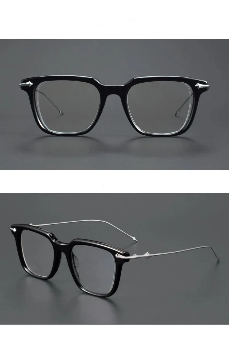 Handmade Acetate & Alloy Glasses Frame Top Quality Fashion Men Women optical Myopia Presbyopia prescription Retro eyewear