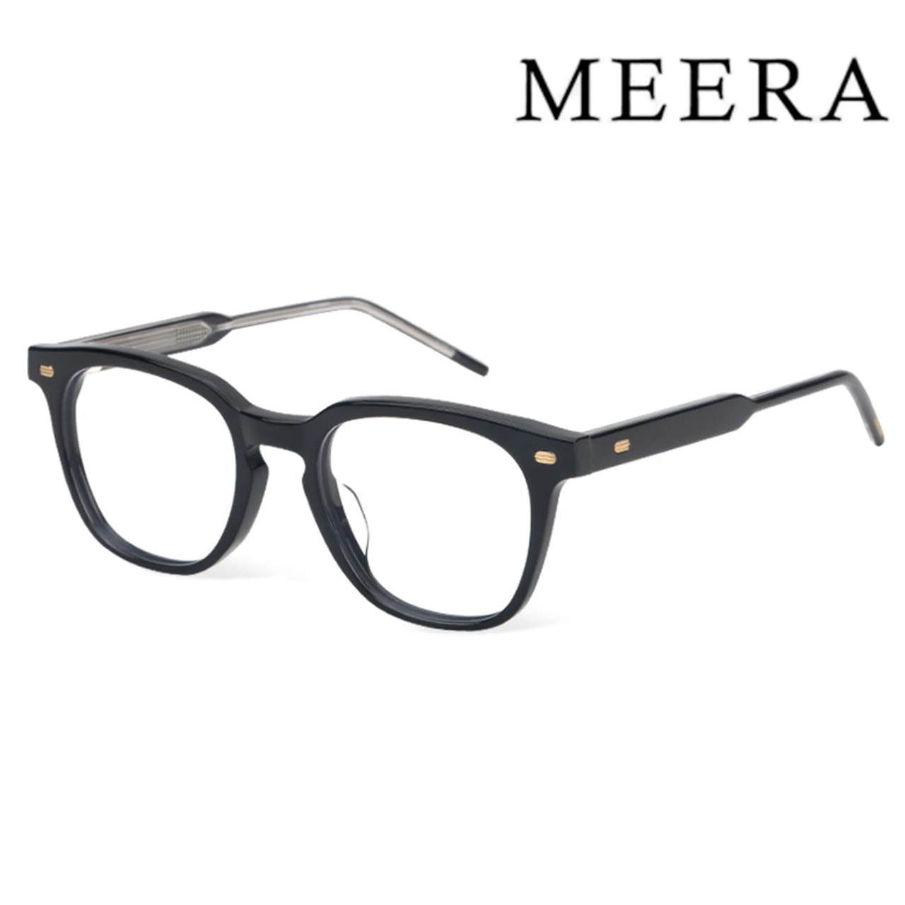 Vintage Thick Acetate Frame Square retro eyewear Men Designer brand Myopia reading Women Prescription KUBO eyeglasses Glasses