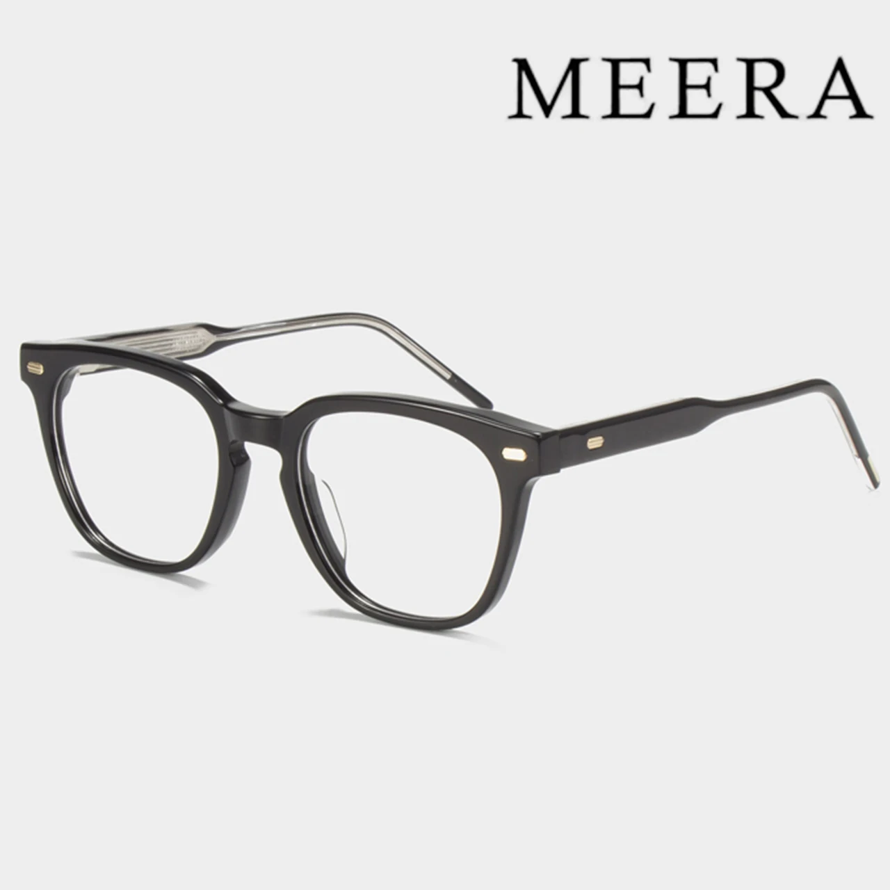 Vintage Thick Acetate Frame Square retro eyewear Men Designer brand Myopia reading Women Prescription KUBO eyeglasses Glasses