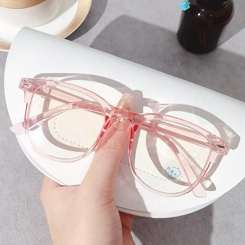 Transparent Glasses Vintage Anti Blue Light Square Frame Computer Eyeglass Optical Spectacle Women Men Eyeglass