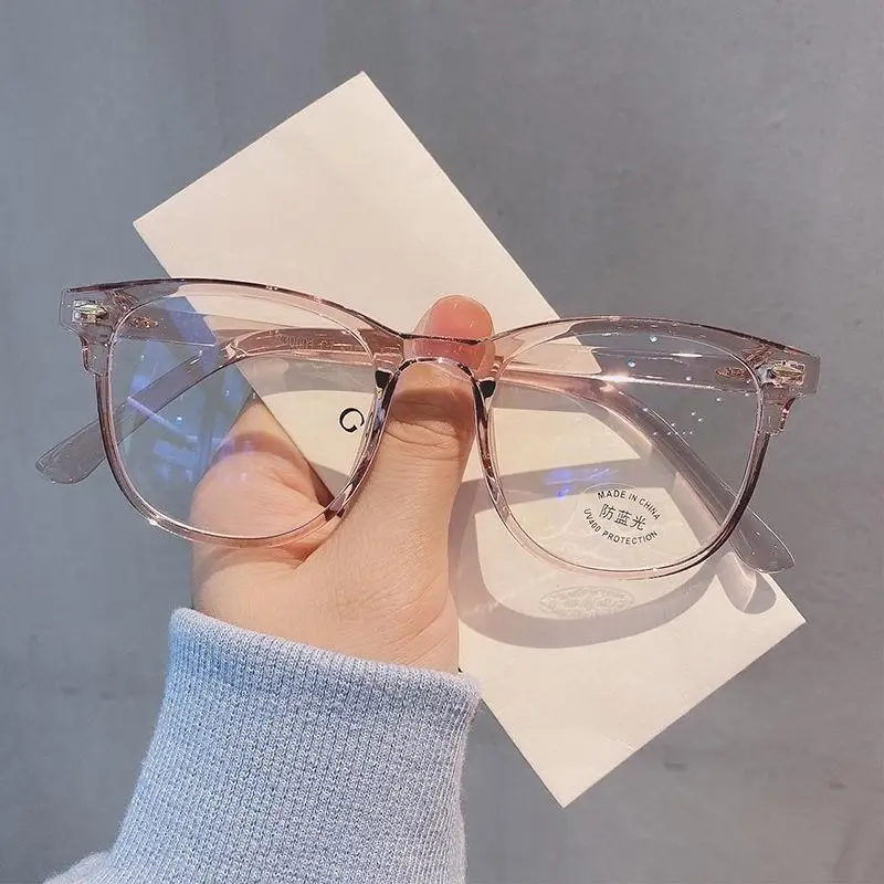 Transparent Glasses Vintage Anti Blue Light Square Frame Computer Eyeglass Optical Spectacle Women Men Eyeglass