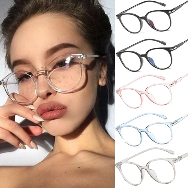 4PCs Transparent Computer Glasses Frame Women Men Anti Blue Light Eyewear Blocking Glasses Optical Spectacle Eyeglass