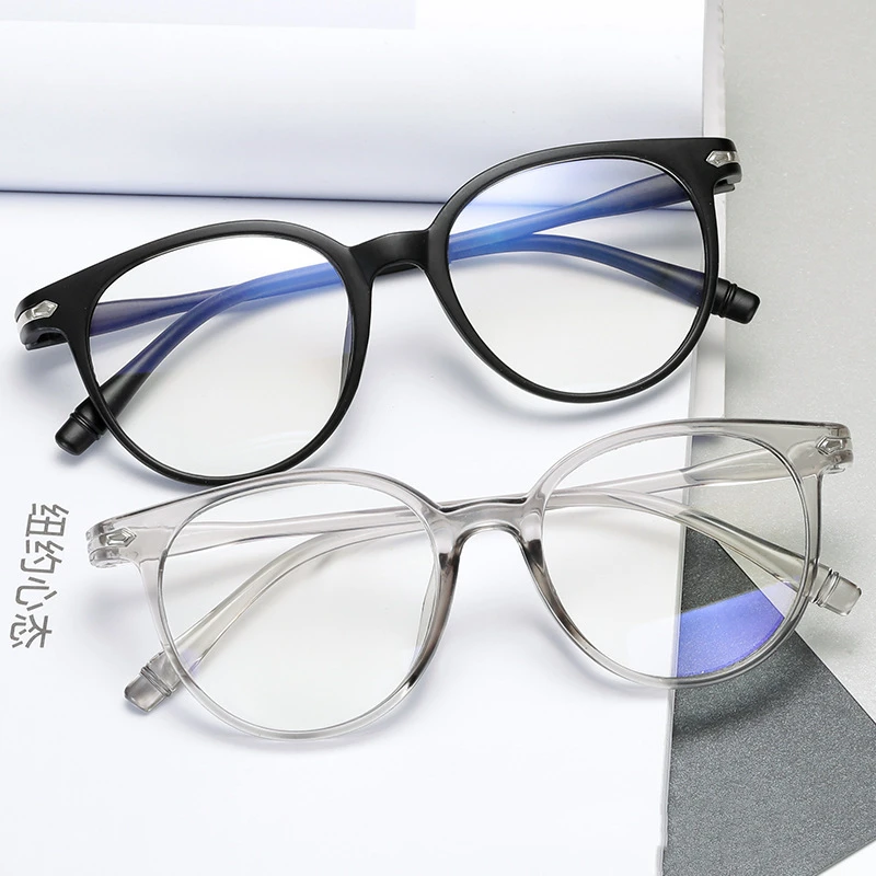 4PCs Transparent Computer Glasses Frame Women Men Anti Blue Light Eyewear Blocking Glasses Optical Spectacle Eyeglass