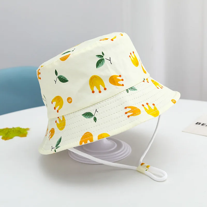 Summer Sun Hats for Girls Panama Boy Cap Cotton Baby Hat UV Children Bucket Hats Toddler Kids Panama Cap Outdoor Beach Sun Cap