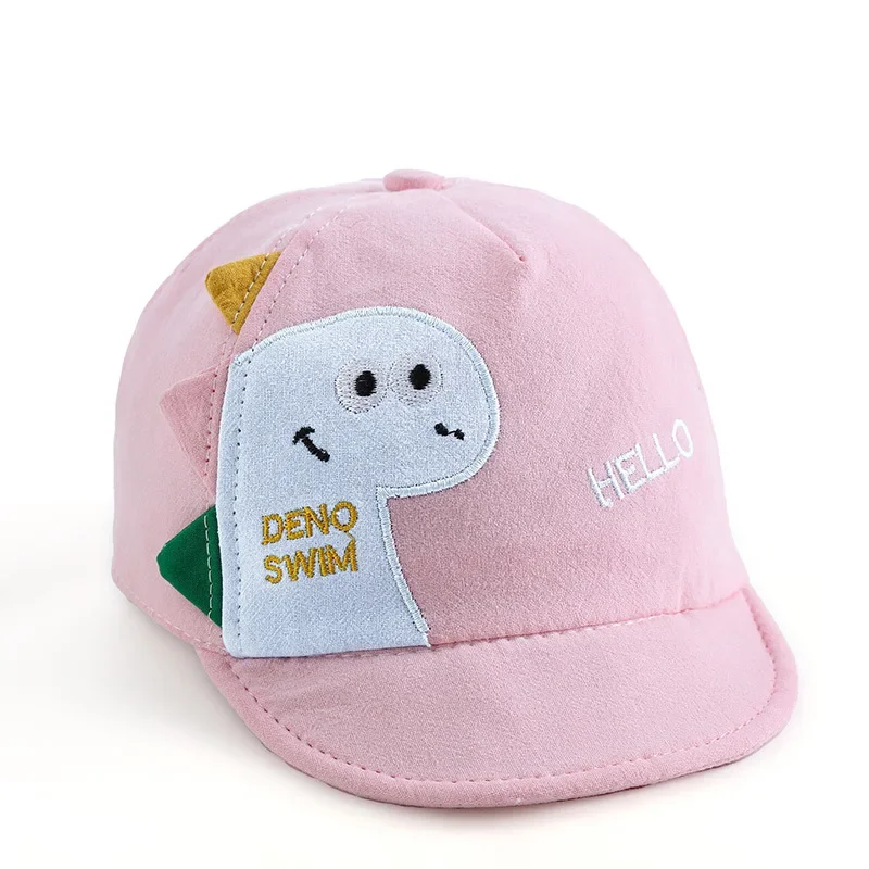 Cute Dinosaur Baby Bucket Hat Summer Newborn Baseball Cap Outdoor Beach Kids Baby Boy Girl Cartoon Bear Sun Hats Bonnets