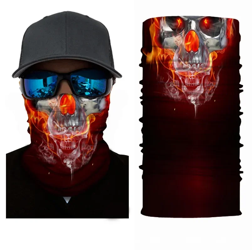 Camouflage Cycling Face Mask Tactical Military Scarf Neck Gaiter Men Seamless Bandana Women Headband Balaclava Tube Face Shield