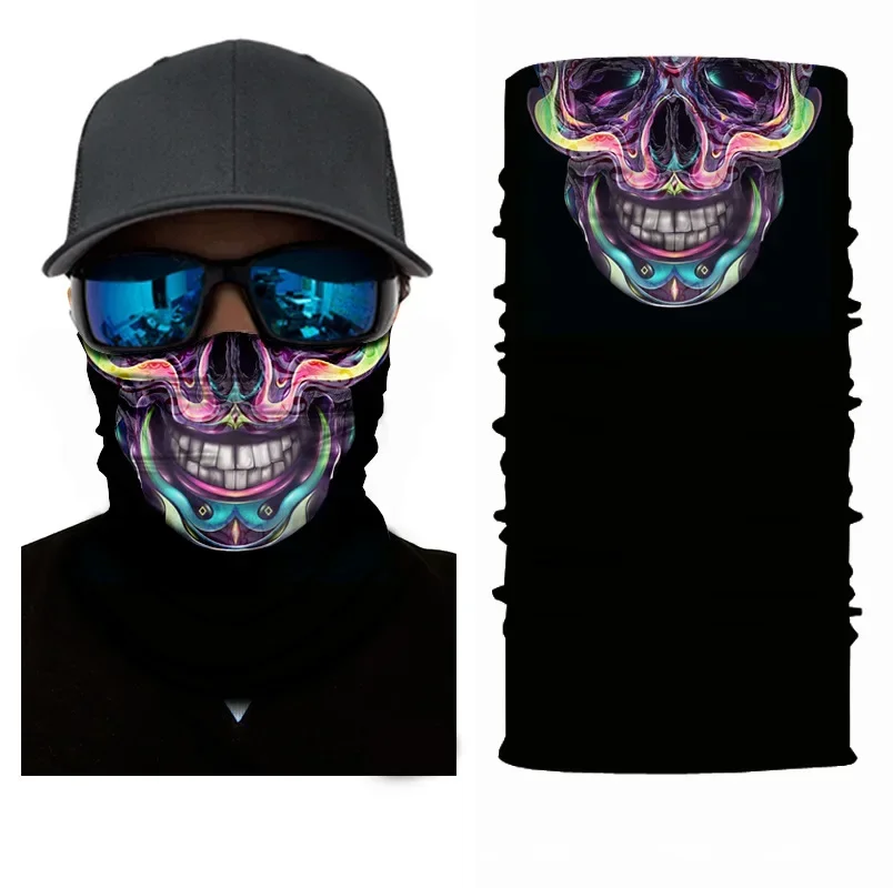 Camouflage Cycling Face Mask Tactical Military Scarf Neck Gaiter Men Seamless Bandana Women Headband Balaclava Tube Face Shield