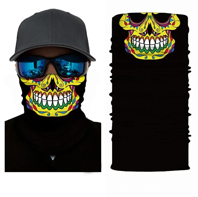 Camouflage Cycling Face Mask Tactical Military Scarf Neck Gaiter Men Seamless Bandana Women Headband Balaclava Tube Face Shield