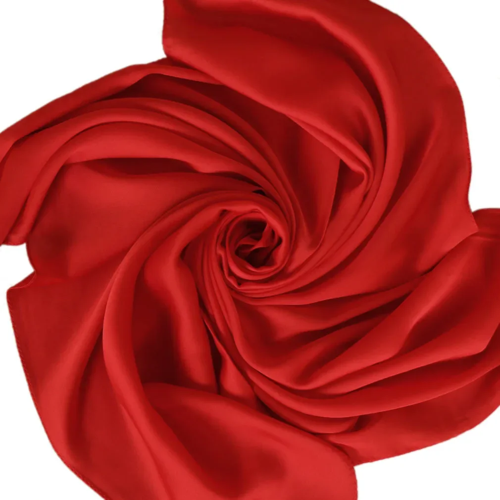 Satin Scarf Women 70cm Solid Color Smooth surface Head Scarves Square Fashion Neck Accessories For Ladies Bag Scarf Wholesale