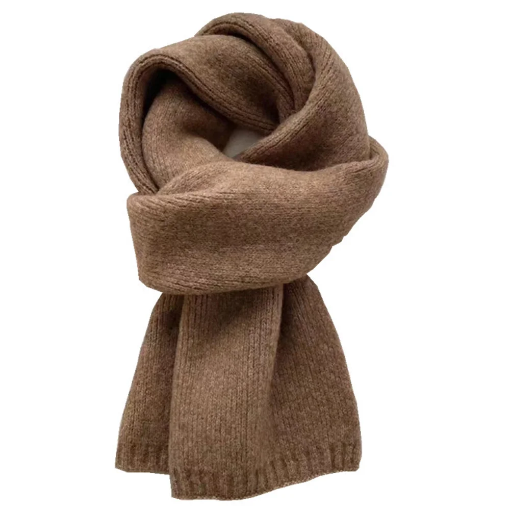 Cashmere Neckerchief Breathable Fashion Wool Blend Muffler Warm Scarf for Women