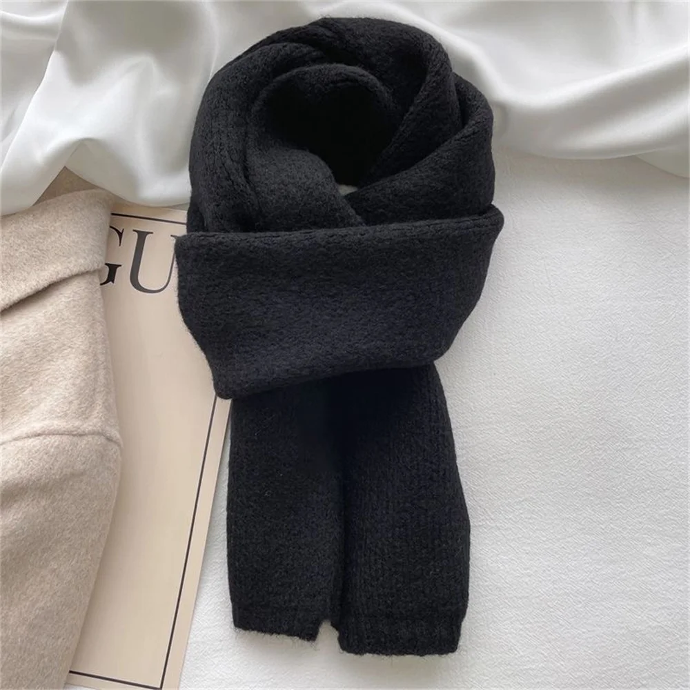 Cashmere Neckerchief Breathable Fashion Wool Blend Muffler Warm Scarf for Women