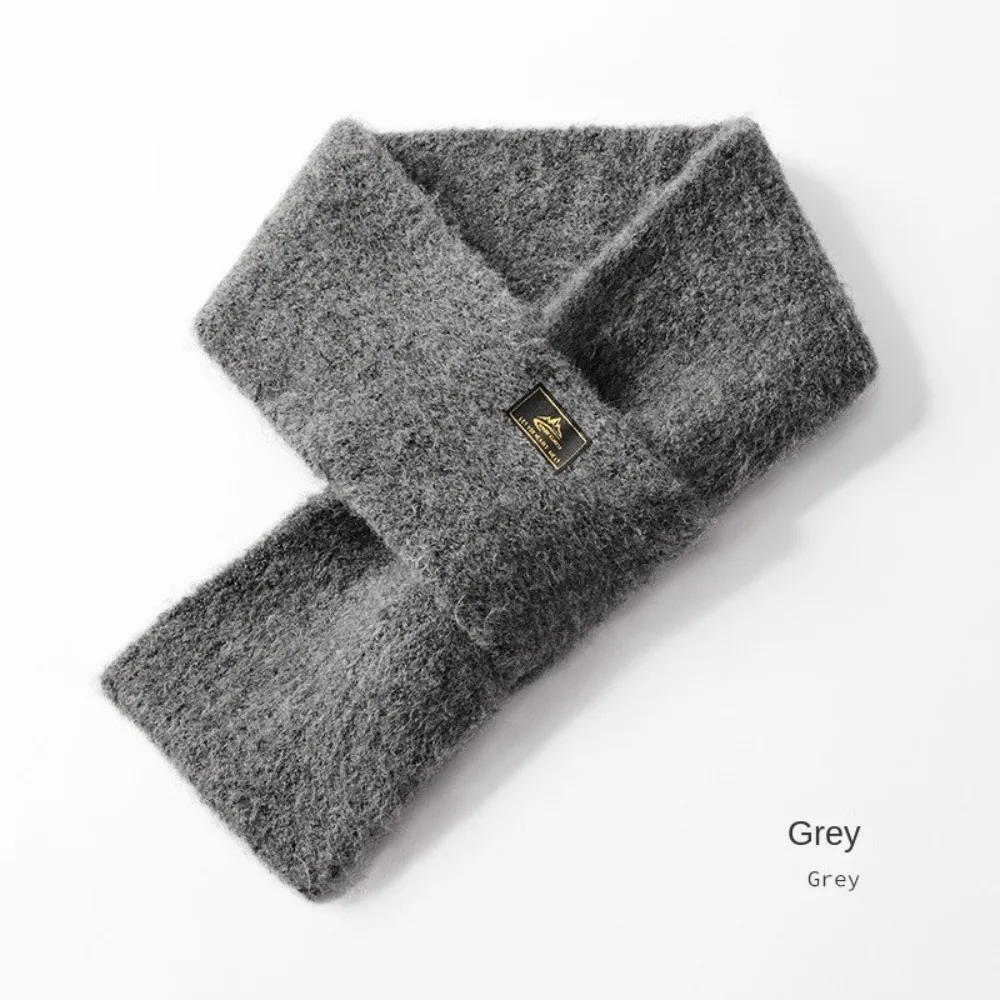 Lightweight Vintage Winter Cashmere Shawl Korean Style Imitation Mohair Men Scarf Windproof Warm Cashmere Muffler Women/Men