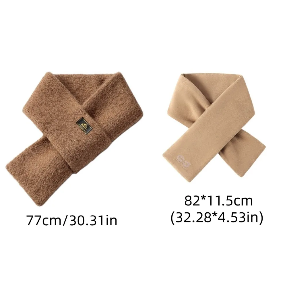 Lightweight Vintage Winter Cashmere Shawl Korean Style Imitation Mohair Men Scarf Windproof Warm Cashmere Muffler Women/Men