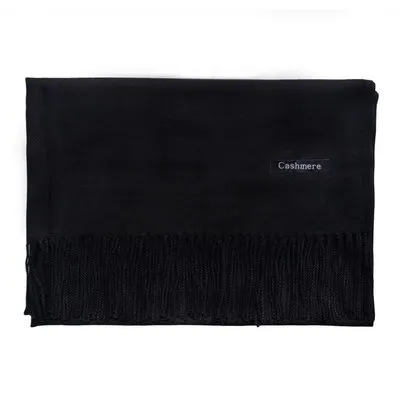 2022 Winter Cashmere Scarf Women Luxury Pashmina Shawls Long Wraps Autumn Warm Neck Scarf Tassel Ladies Scarves Black Red Green