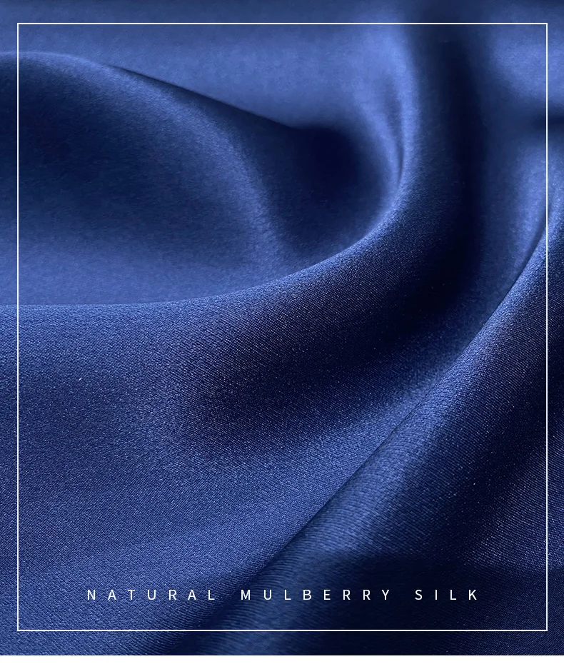 Solid color navy blue silk square scarves women natural silk headscarf lady scarf foulard small hijab wrap neck spring autumn