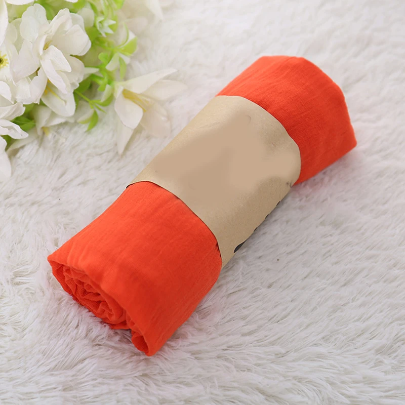 Summer 180*55cm Cotton Linen Long Scarf Female Solid Color Soft Scarves Travel Beach Shawls For Women Scarf Beautiful Gifts ???